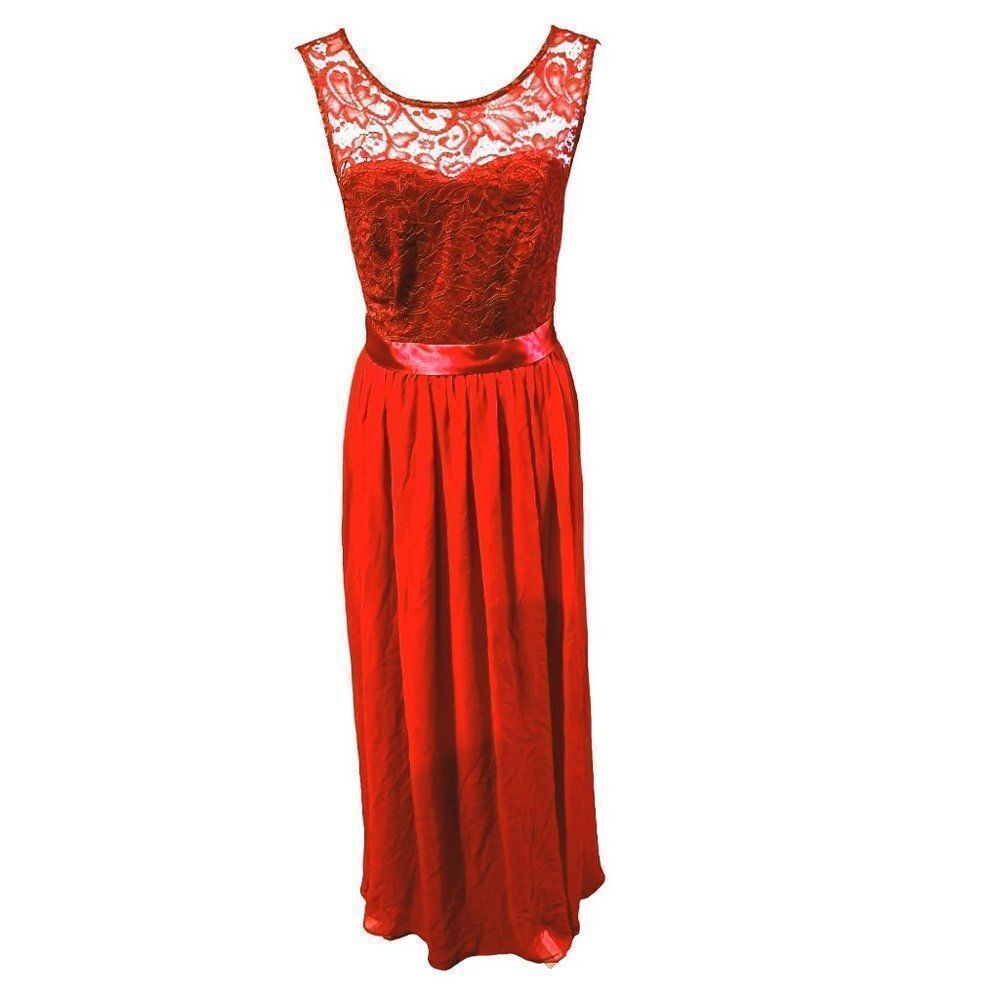 Bery Love Maroon Long Evening Gown Dress Women's Size 2‎
